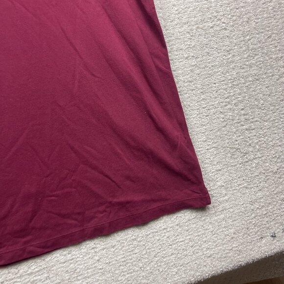 Michael Kors Polo Shirt Burgundy Red Short Sleeve Casual Rugby Mens Sz L Preppy - Picture 6 of 11